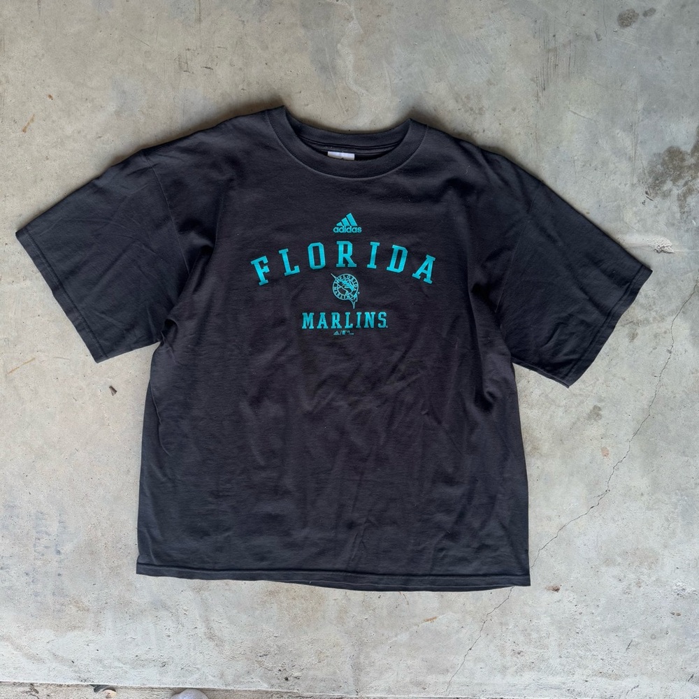 y2k Adidas Florida Marlins Tee